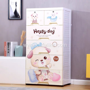Indoor Clothes Dampproof Container Plastic Storage Cabinet